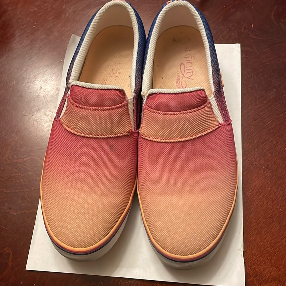 Infinity Rainbow Sports Loafers Athletic Shoes 8.5 W
